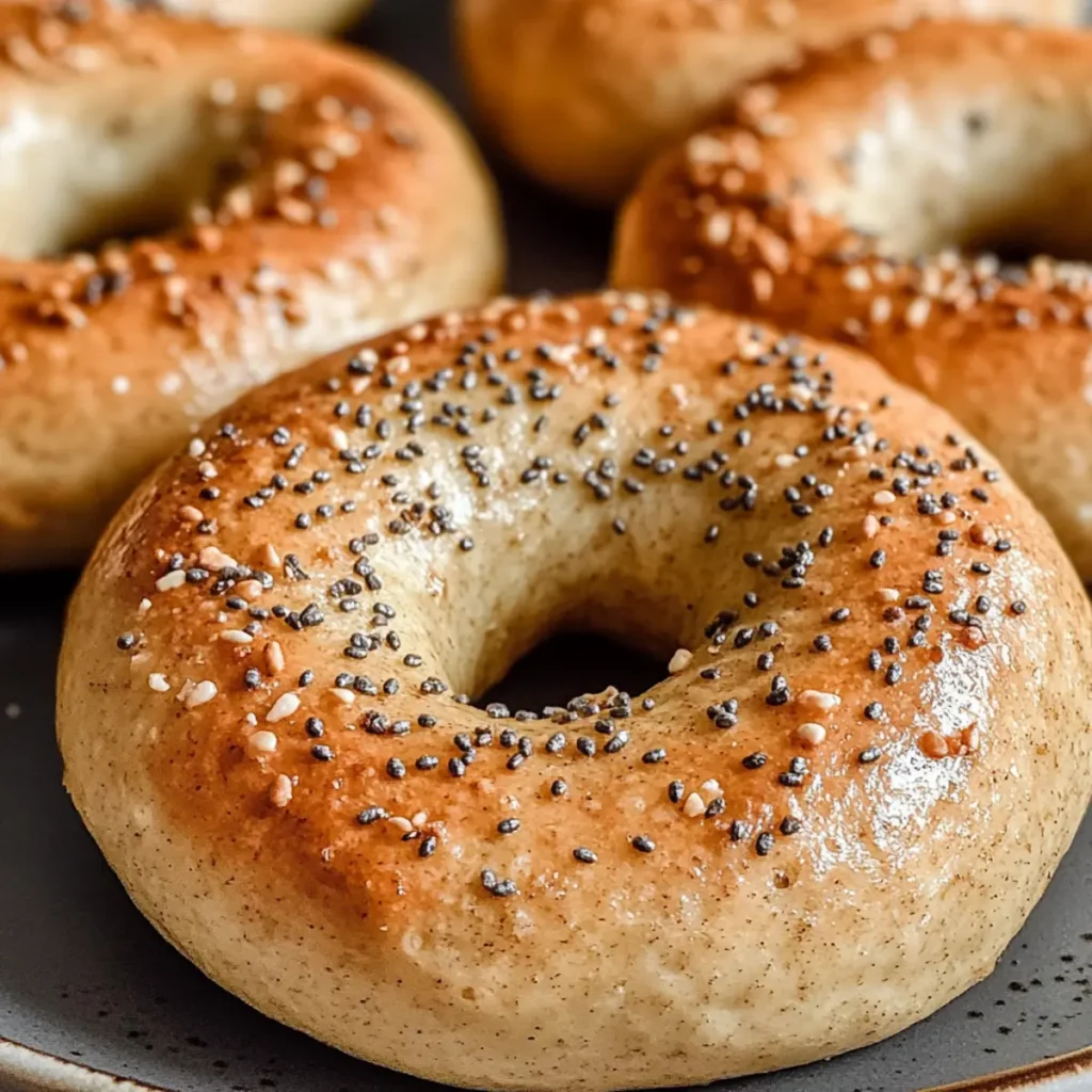 Healthy 3-Ingredient Protein Bagels