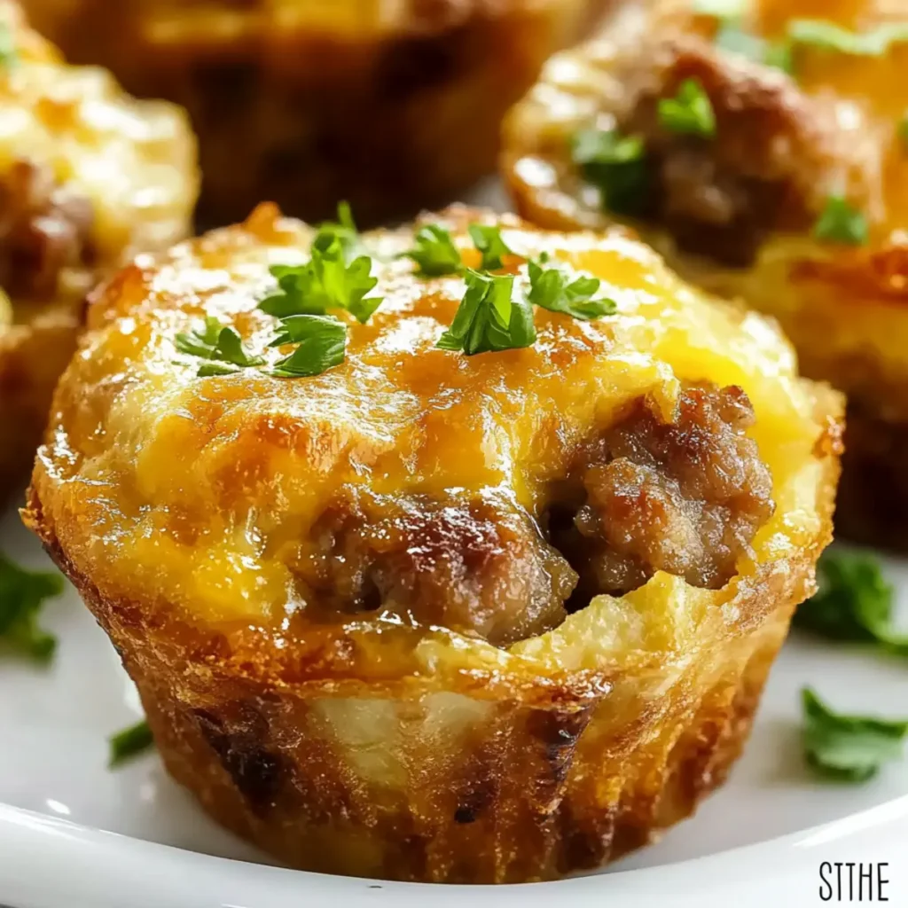 Savory Sausage & Egg Breakfast Bites