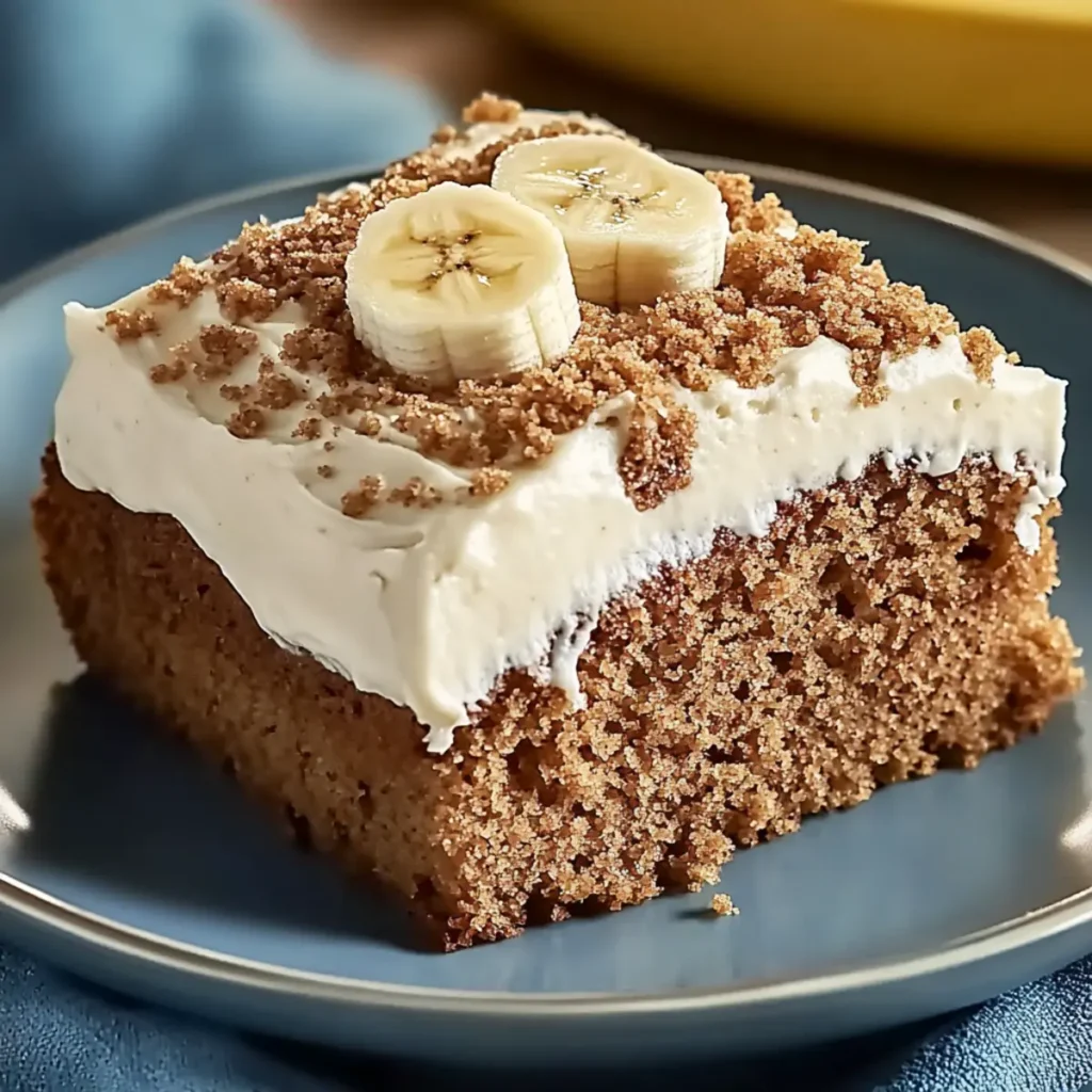 Delicious Banana Cake with Cream Cheese Frosting Recipe