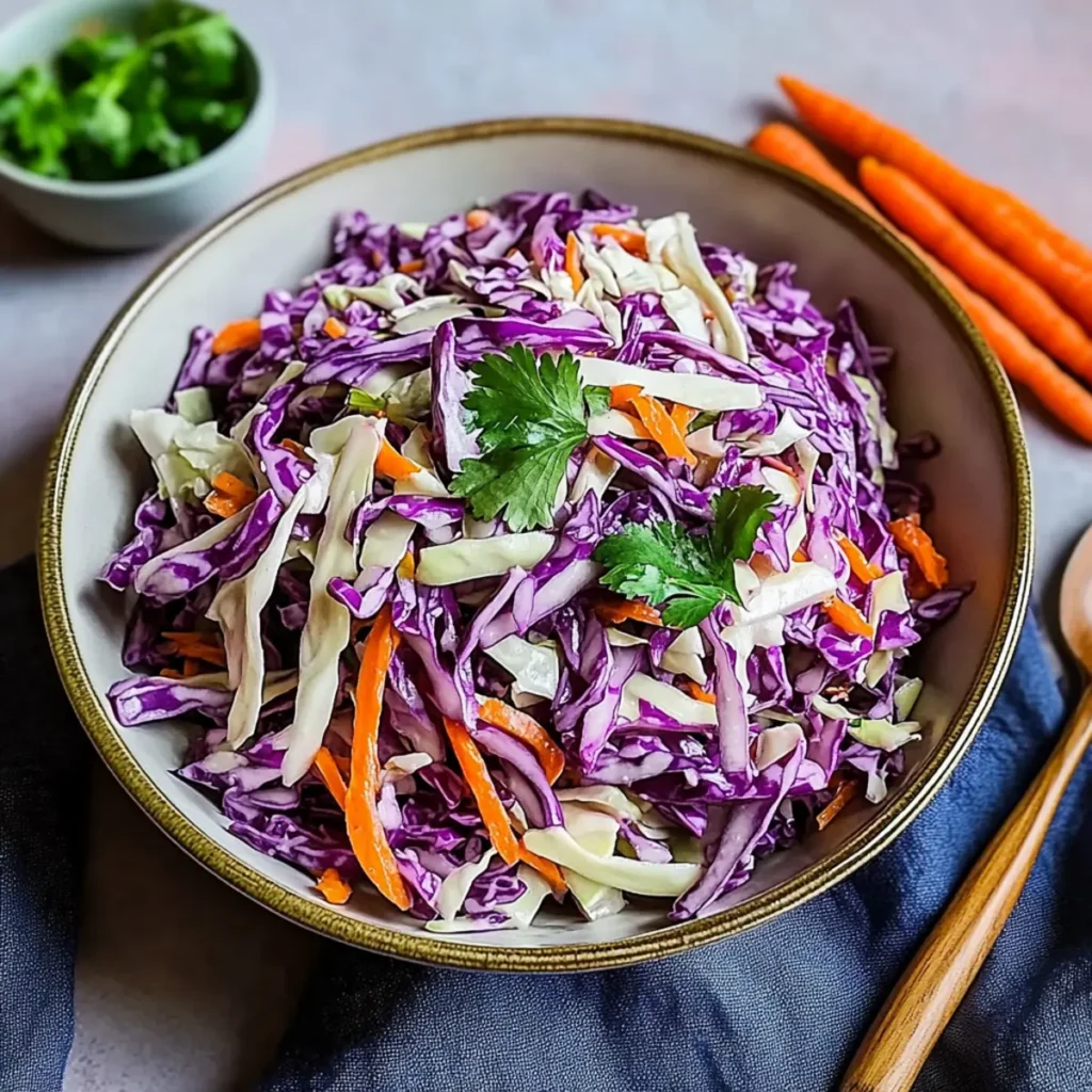 Delicious Purple Cabbage & Carrot Slaw Recipe in 20 Minutes