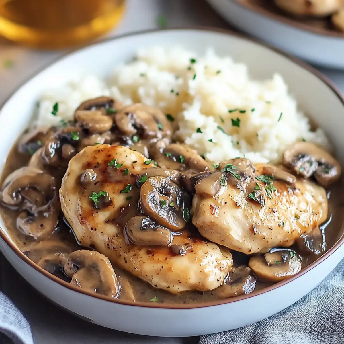 Healthier Chicken Marsala