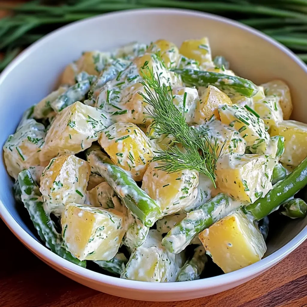 Creamy Green Bean & Potato Salad