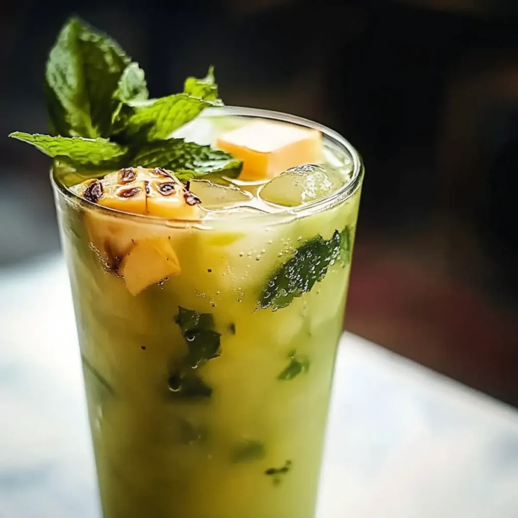 Tropical Iced Green Tea