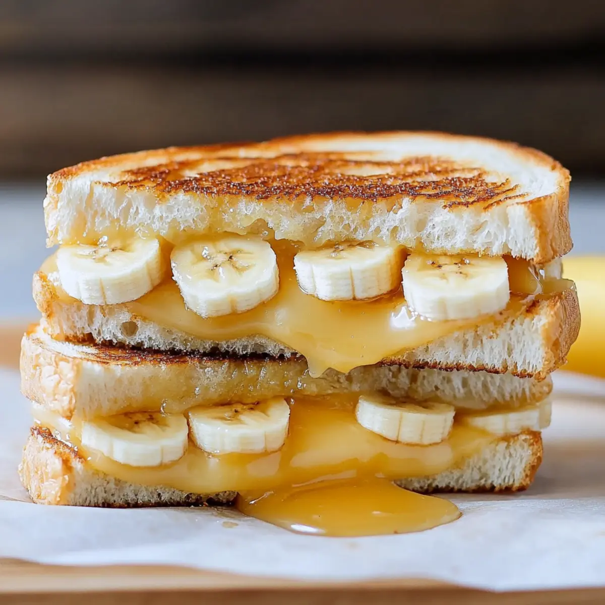 Honey Banana Grilled Cheese