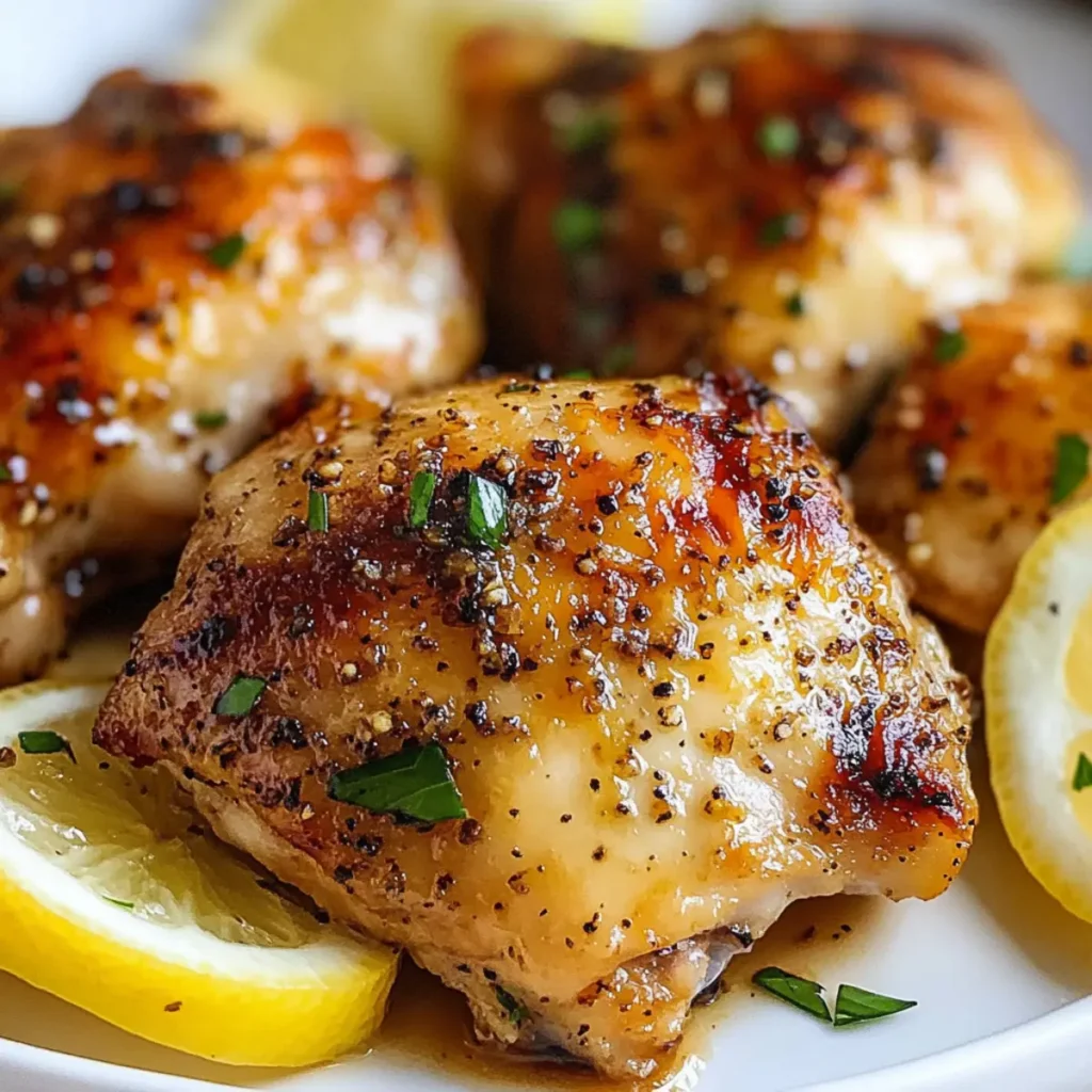 Lemon Pepper Chicken Thighs