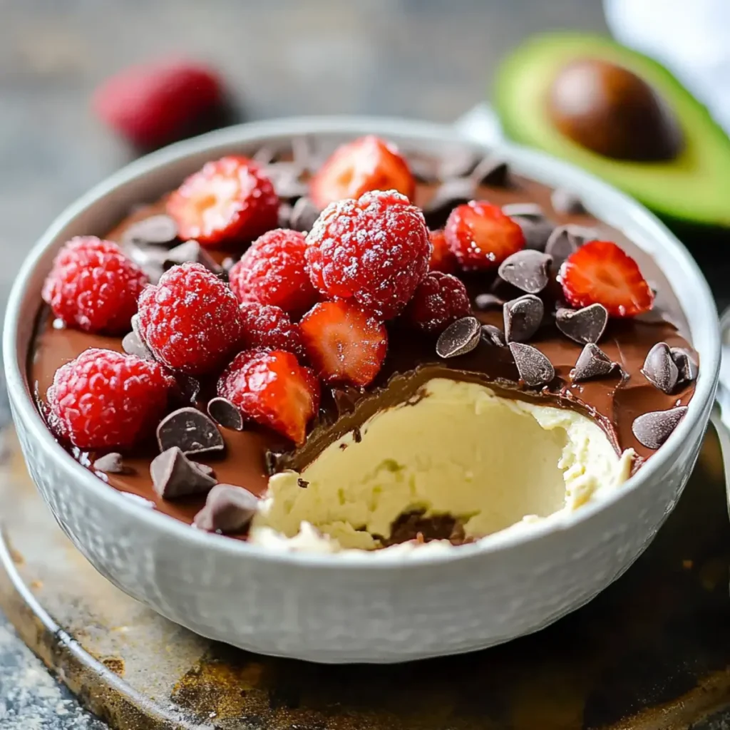 Sugar-Free Chocolate Avocado Mousse