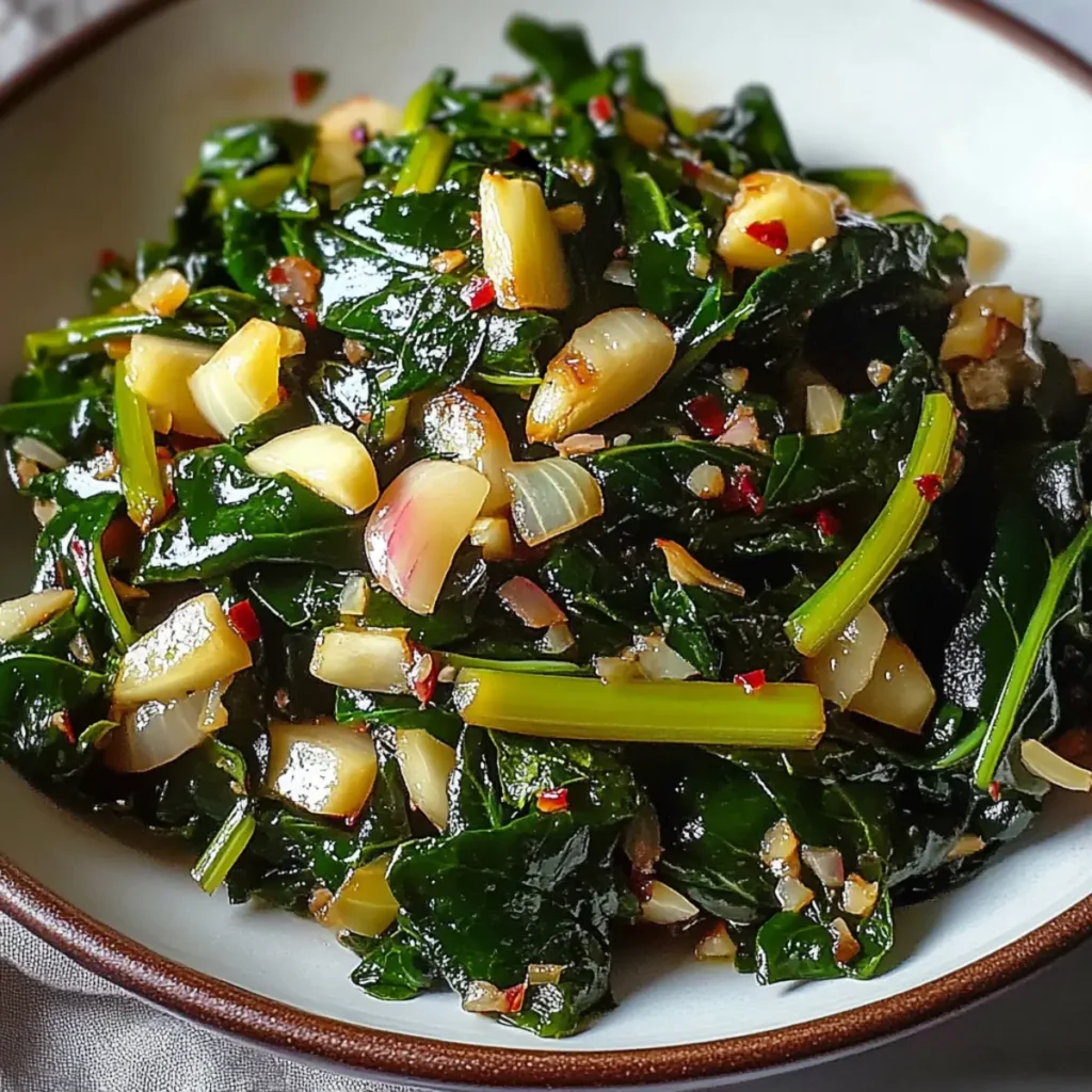 Sautéed Swiss Chard with Garlic