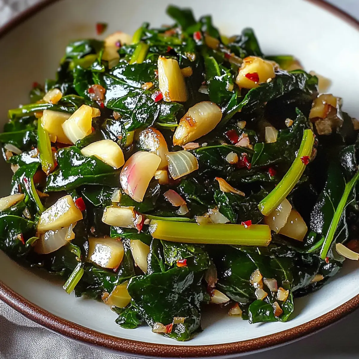 Sautéed Swiss Chard with Garlic