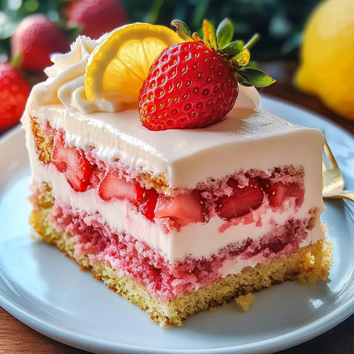 Strawberry Lemon Cake