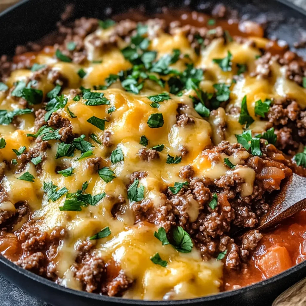 Low Carb Ground Beef Skillet