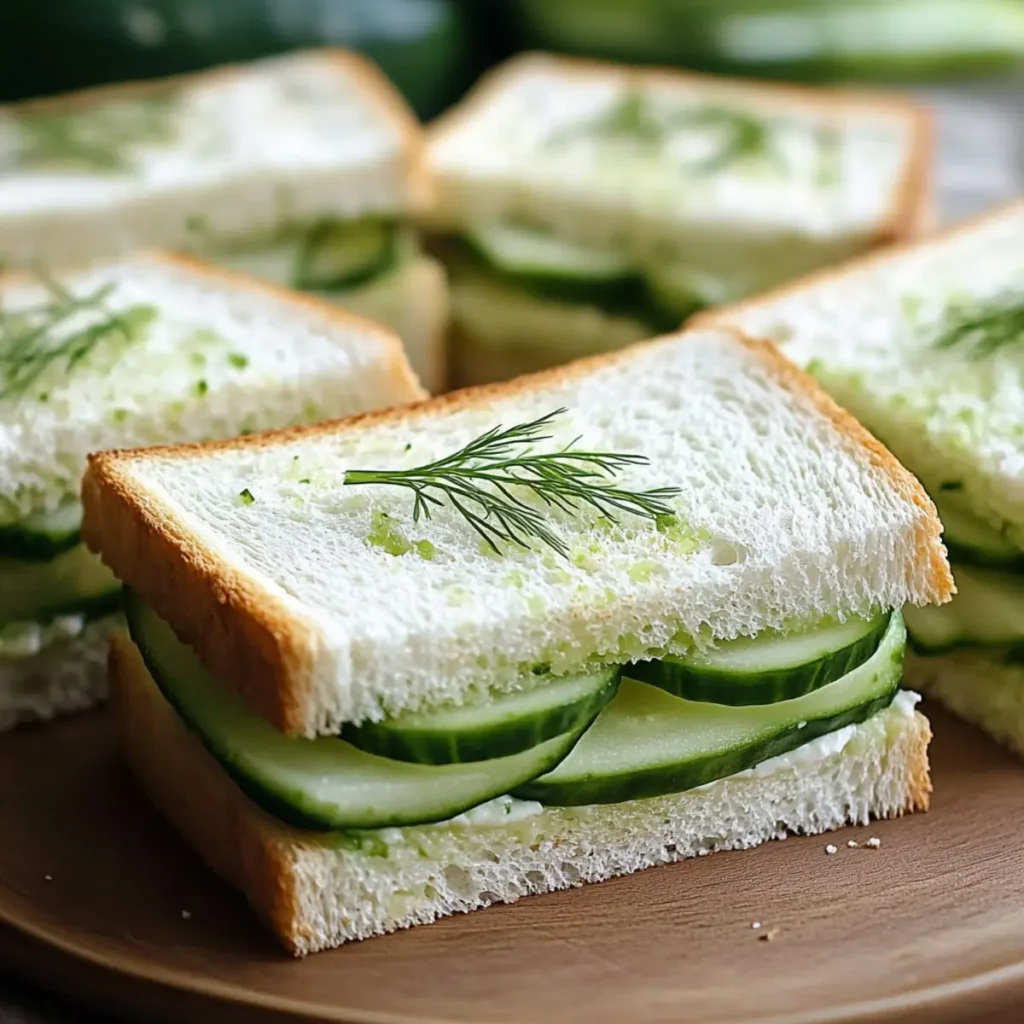 Cucumber Tea Sandwiches