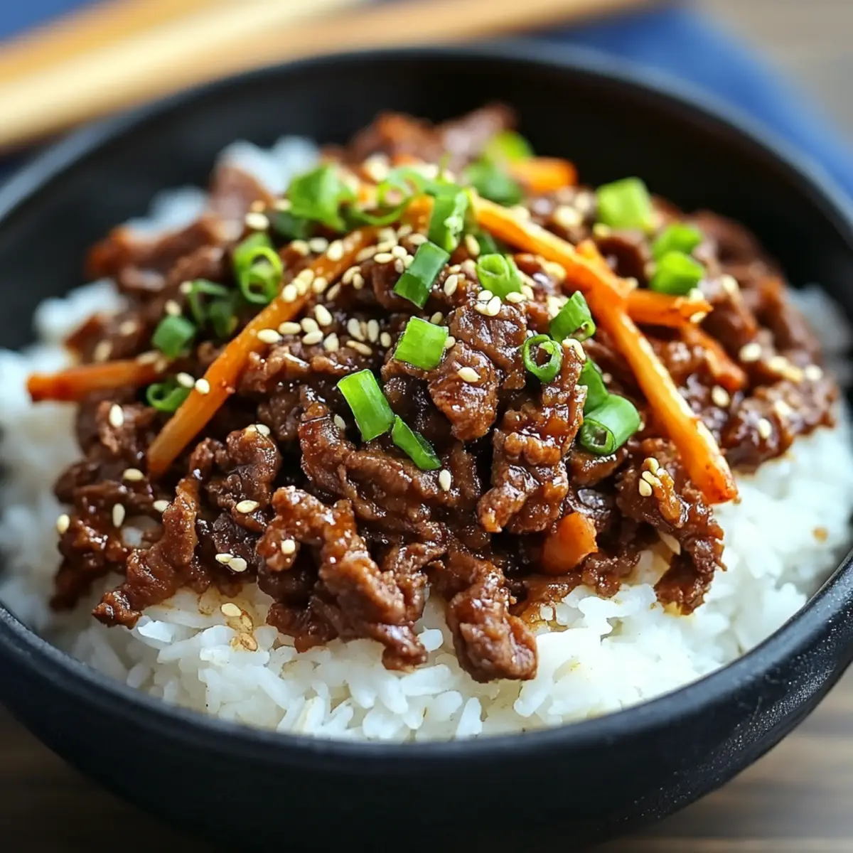 Korean Beef and Rice