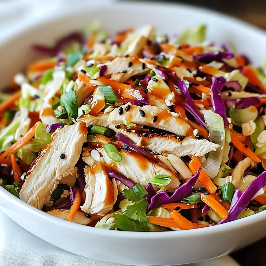 Asian Chicken Salad Dressing Slaw