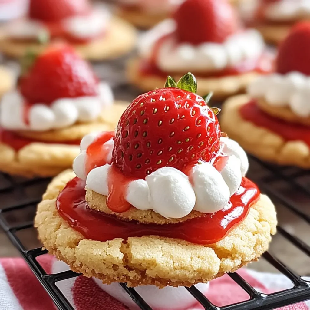 Strawberry Shortcake Cookies