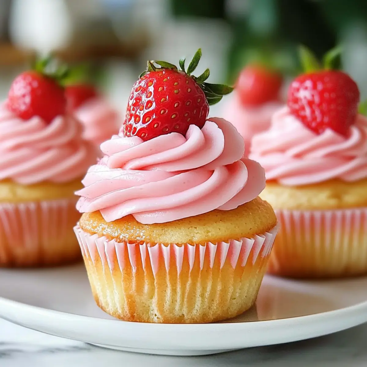 Strawberry Cupcakes